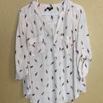 Torrid  Ice Cream Cone Print Roll Sleeve 1/2 Button Shirt Photo 0