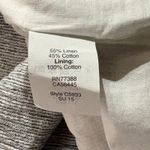 Madewell Gray Dream Drift Overlay Dress Size 12 Linen Blend Pockets Neutral Photo 4