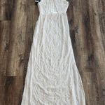 Retrofête Retrofete Prima Dress in White Sequins Beaded Small NWT Sleeveless Maxi Photo 6