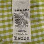 Aritzia Sunday Best Hadley Green Gingham Puff Sleeve Mini Dress Women's Small Photo 7