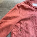 Anthropologie Joyce Moto Jacket Size L Textured Cotton Photo 5