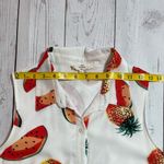 Entro Sleeveless Pineapple Watermelon Shirt Dress Size L Photo 7