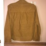 Kensie Kenzie Corduroy Ribbed Button Front Shacket‎ Jacket Brown Size Small Photo 1