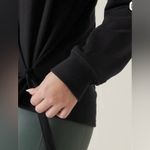 Athleta Athlete Retroterry Wrap Cotton Sweater Photo 2