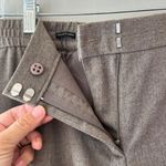 Talbots Sz 8 Luxe Italian Wool Flannel Lined Pants Mid Rise Elastic Waist Photo 2