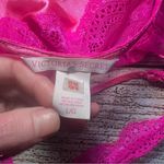 Victoria's Secret Satin Lace Barbie Pink Slip Dress Nightgown Lingerie Size Large Photo 7