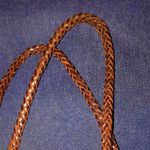 Ralph Lauren Denim & Braided Leather Shoulder Strap Oversized Lined Tote Bag Photo 1