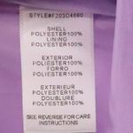 Adelyn Rae Halter Asymmetrical Ruffle Dress Purple Watercolor Chiffon Size XS Photo 4