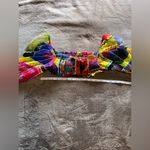 Jaded London JADED Vibrant Colorful Long Double Belle Sleeve Crop Top Women’s Blouse Sz S EUC Photo 7