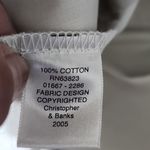 Christopher & Banks Khaki Embroidered Fish Cotton Shorts Photo 8