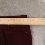 Judy Blue Jeans Womens 7/28 Oxblood High Waist Tummy Control Wide Crop Stretch Photo 6