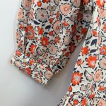 Vineyard Vines  Women's Ivy Ruffle Dress cotton silk floral multi stone size 12 Photo 3