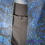 New! AllSaints Hali Tamora Dress Royal Blue Snakeskin Animal Print ruched,‎ 6 Photo 12