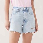 AGOLDE  Women's Riley High Rise 4 Inches inseam Slim Leg Shorts Size 32 Photo 7