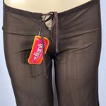 Zuliana Size XL Brown Mesh Waist Tie Beach Pants. Made in USA. New With Tags. Photo 1
