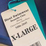 Heat seaside chic missy cross over one piece swimsuit Blue Size XL Photo 5