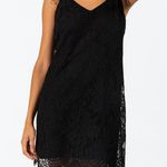 Francesca's Black Lace Mini Tank Top Dress Photo 1