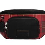 Coach NWT Track Belt Bag With Tartan Plaid Print Photo 0