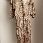 Inner Most Snake Skin Satin Robe Black Size undefined Photo 0