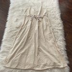 Line and Dot Ryline Paperbag Waist Striped Midi Dress Photo 2