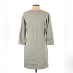 Ann Taylor | Grey 3/4 Sleeves Sweater Dress w/ Sequins, Beads, Rhinestones XXS Photo 2