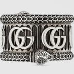 Gucci Silver Marmont Snake Ring with Double G AG925 Photo 0