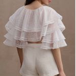 BHLDN NWT  FLORENCE TIERED BRIDAL TOPPER Photo 3