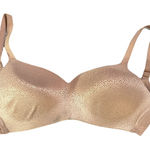 Wacoal  Wire Free T-Shirt Back Appeal Bra 36DDD Beige Polka Dot 856303 Photo 0