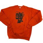 Jerzees Vintage orange spooky Halloween 👻 cozy soft sweatshirt 80’s-90’s Photo 0