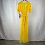 Privacy Please NWT  Chiffon Asymmetric Maci Dress in Yellow Size Small‎ Photo 7