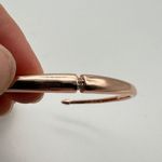 Stella & Dot Pave Inset Rose Gold Cuff Dainty Minimalist understated Elegant Photo 6