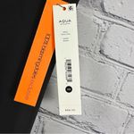 AQUA  Athletic Cross Over Waistband Leggings Medium Compression Black XS NWT Photo 6