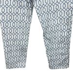 Chico's Chico’s SZ 2 (Large/12) So Slimming Girlfriend Crop Jeans Trellis Tile Hi-Rise Photo 5