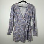 We Wore What Revolve Blanca Floral Wrap Mini Dress Size XL Photo 2