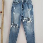 BDG  Urban Outfitters Mom High Rise Distressed Straight Leg Jeans Size 28 Photo 0