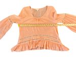 E & M  Light Coral Bell Sleeve Women's Blouse‎ Photo 2