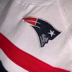 NFL NWT  New England Patriots Womens Fleece Striped Sweatshirt Sweater Pullover M Photo 8