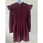 Gap  Smocked Ruffle Sleeve Mini Dress Sz: L Long Sleeve Prairie Cottage (b46) Photo 1