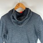 Nike Just Do It Hoodie Womens Small Dark Gray Lightweight Pullover Sweatshirt Photo 6