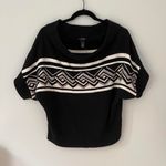White House | Black Market Black Off-Shoulder Sweater Photo 0