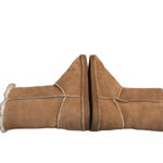 Björndal Bjorndal Mid Calf Boots Light Brown Suede Round Toe Slip On shoes size 9 Photo 7