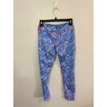 Vineyard Vines  Performance Leggings‎ Blue Pink Whale Print Activewear Womens Photo 1