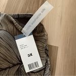 Hillard & Hanson NEW Hilliard & Hanson washable Silk Leaf Print Slip Knee Length Skirt Plus 3X Photo 2