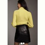 Pilcro Anthropologie  Bombshell Faux Leather Mini Skirt Photo 2
