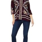 Johnny Was  Carmen Button-Up Blouse in Jam Size L, New w/Tag Retail $375 Photo 14