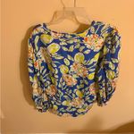 Hunter Bell  Finley Lemon Floral Blouse Photo 6