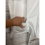 Landau Size L Pocket Front Scrub Top White Red Trim Unisex Nurse CNA Work NWT Size L Photo 1