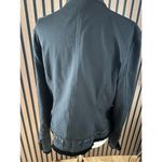 INC International Concepts Women’s Black Full Zip Lace Accent Jacket sz large Photo 3