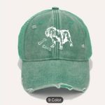 Green Bulldog Graphic Trucker Hat Photo 0