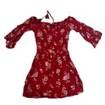 American Eagle  boat neck/off shoulder COTTAGE CORE PREPPY mini dress Photo 2